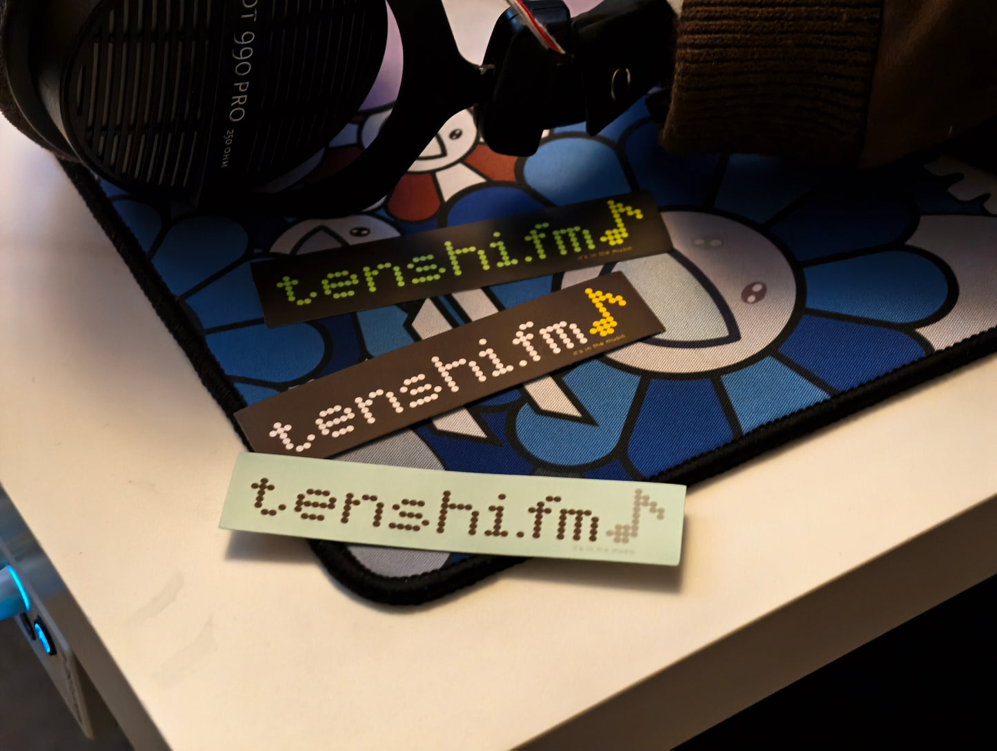 tenshi.fm sticker (5 pack)